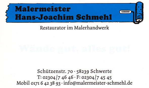 Malermeister Hans Joachim Schmehl